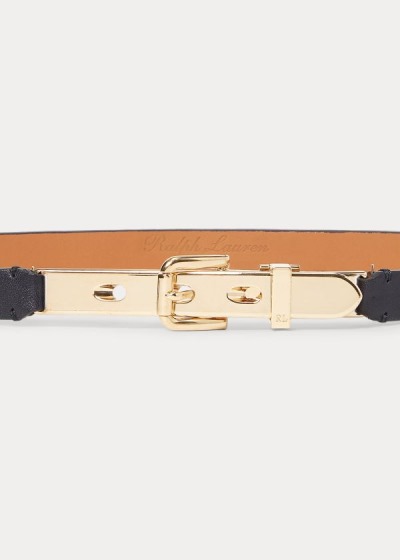 Ralph Lauren Calfskin Letter-Opener Bælte Dame Danmark (FZVRW4970)